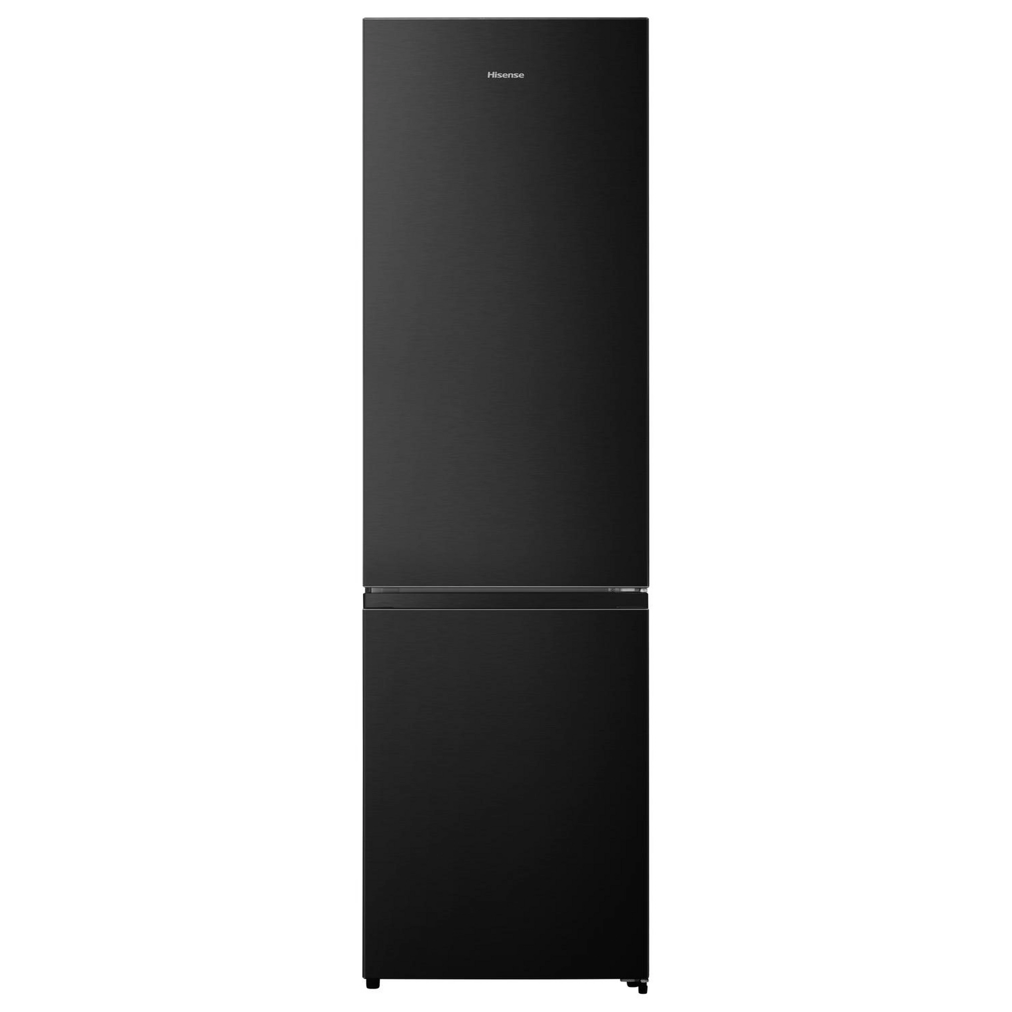 Hisense RB435N4BFE 59.5cm 60/40 Total No Frost Fridge Freezer - Black - Image 1