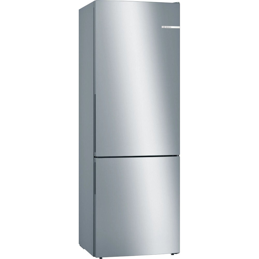 Bosch KGE49AICAG Series 6 Low Frost Fridge Freezer, 60/40, Brushed steel - Image 1