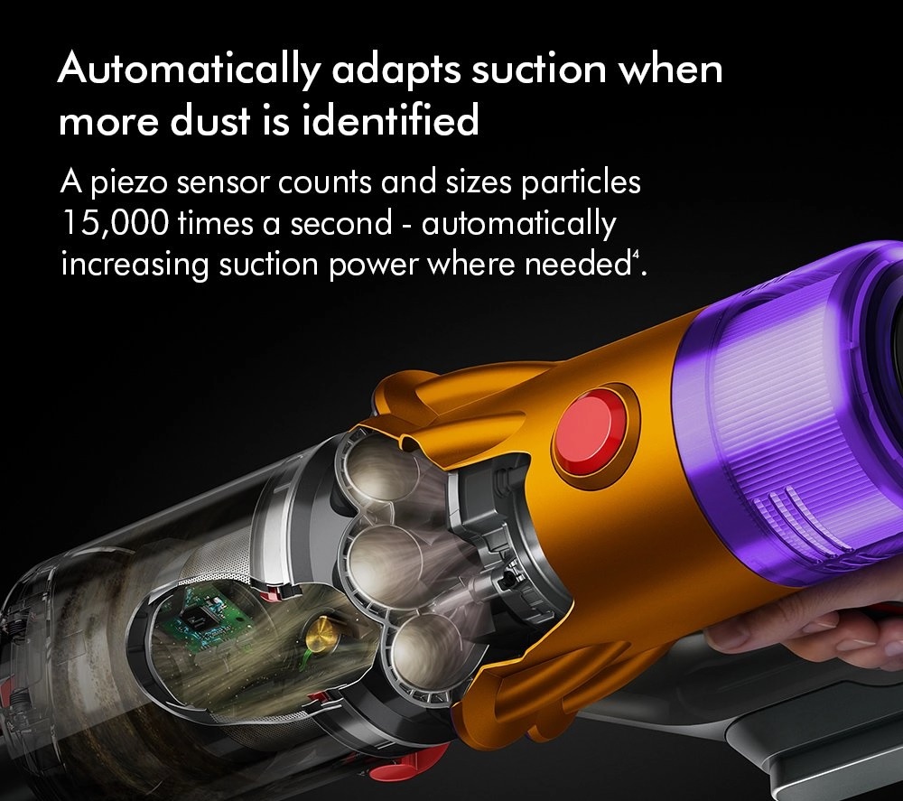Dyson V12-2023 Detect Slim Absolute Cordless Stick Vacuum, 60 Minutes run time – Nickle - Image 4
