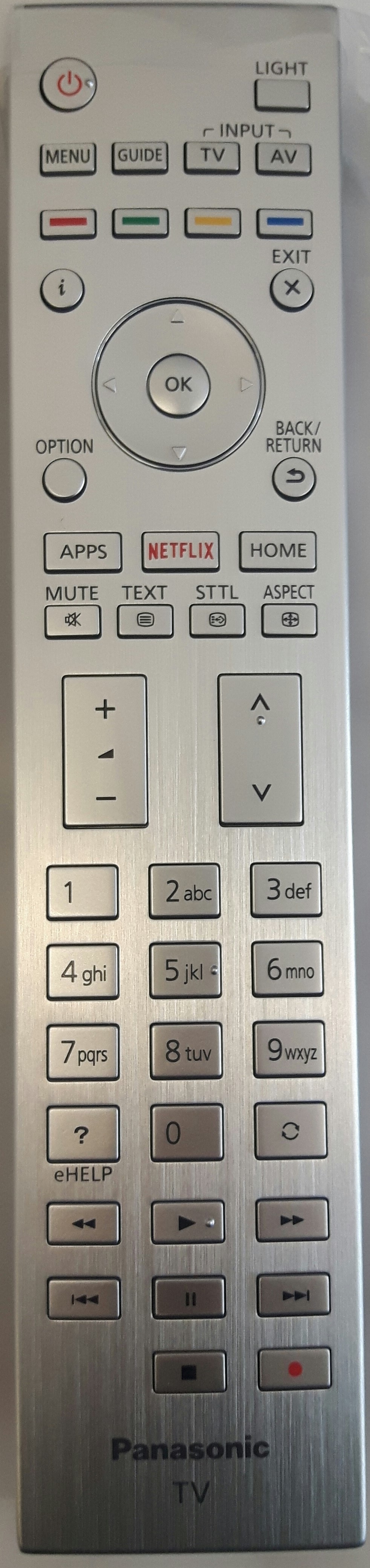 Panasonic N2QAYA000097 TV Remote Control Panasonic N2QAYA000097 TV Remote Control
