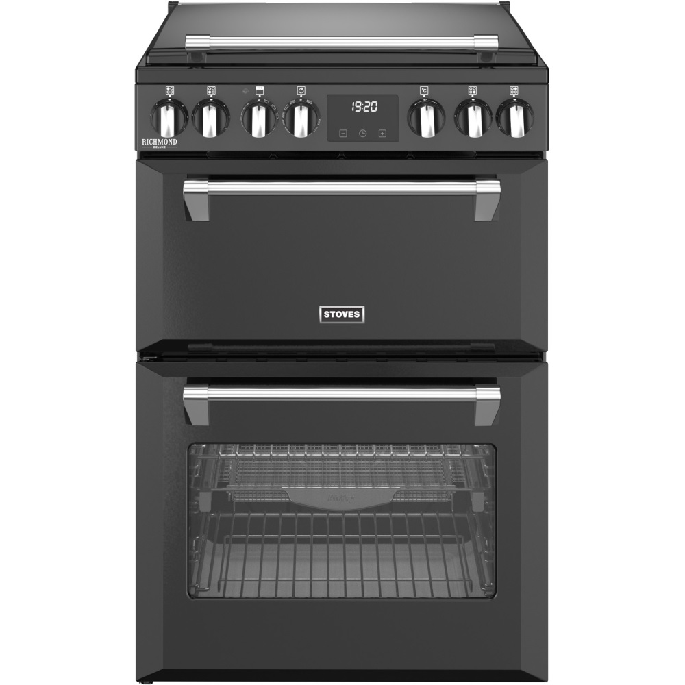 STOVES-444411847 Richmond DX 60Ei RTY Induction Electric Cooker with Double Oven, Black  STOVES-444411847 Richmond DX 60Ei RTY Induction Electric Cooker with Double Oven, Black