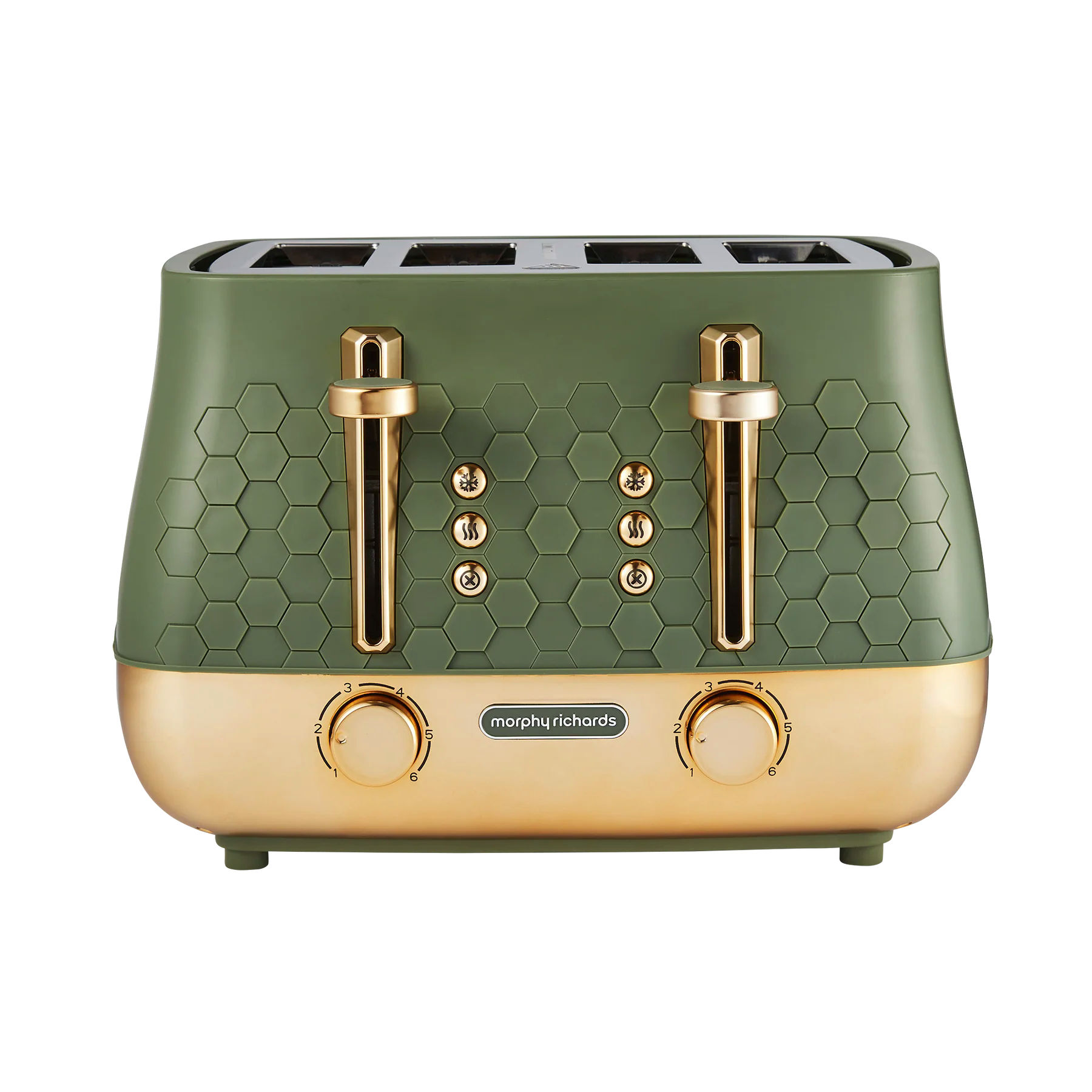 Morphy Richards Appliances 243022 Cassini 4-Slice Toaster - Olivine Morphy Richards Appliances 243022 Cassini 4-Slice Toaster - Olivine