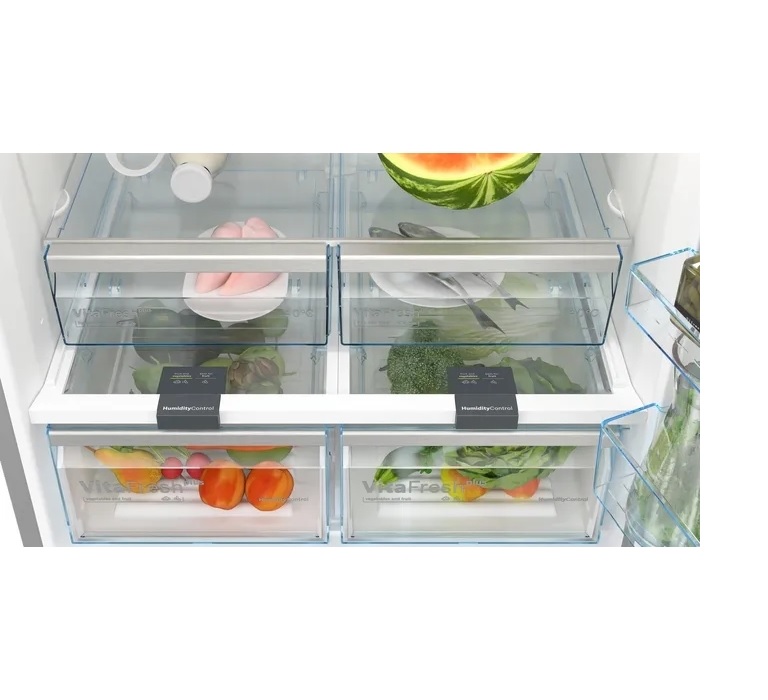 Bosch KGN86VIEAG Total No Frost Fridge Freezer, 70/30 - Stainless Steel - Image 5