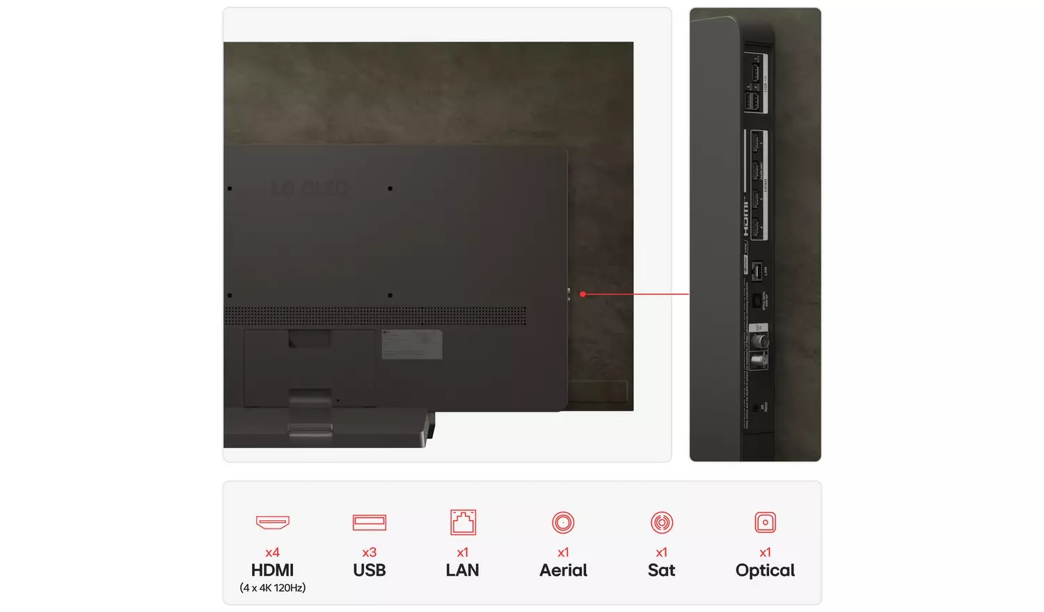 LG OLED55C55 55” Smart 4K UHD HDR OLED TV - Image 3 LG OLED55C55 55” Smart 4K UHD HDR OLED TV - Image 3