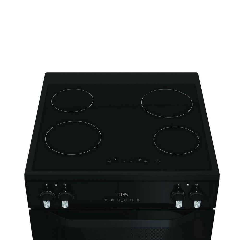 Hotpoint HDME6VDC2AB Double Oven Electric Cooker with Ceramic Hob - Black - Image 2 Hotpoint HDME6VDC2AB Double Oven Electric Cooker with Ceramic Hob - Black - Image 2