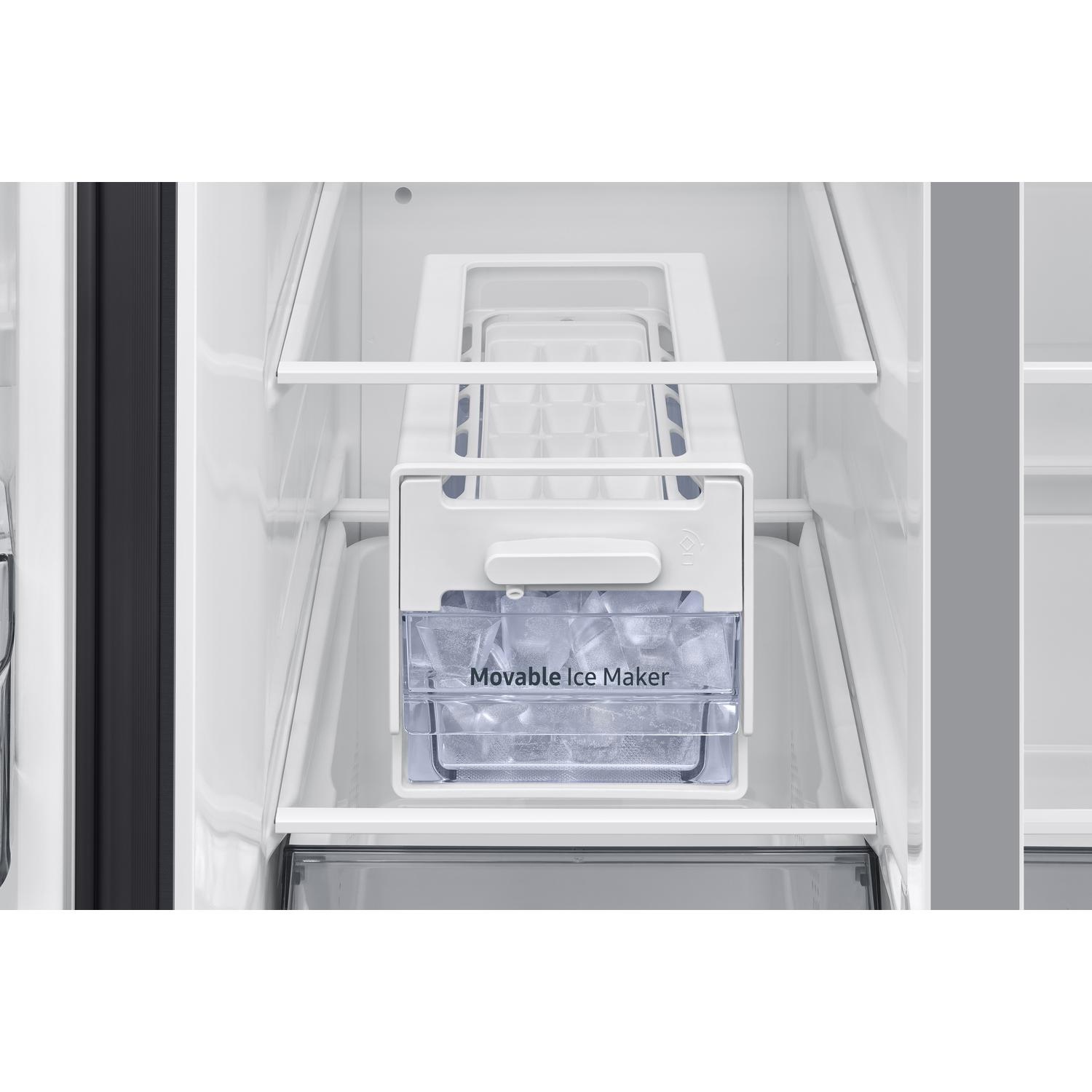Samsung RS70F67QCTEU Non-Plumbed Smart American Fridge Freezer - Silver - Image 3