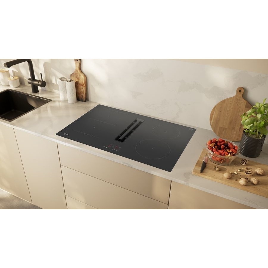 Neff V58NBS1L0 N50 80cm Vented Hob, Black, B Rated - Image 3