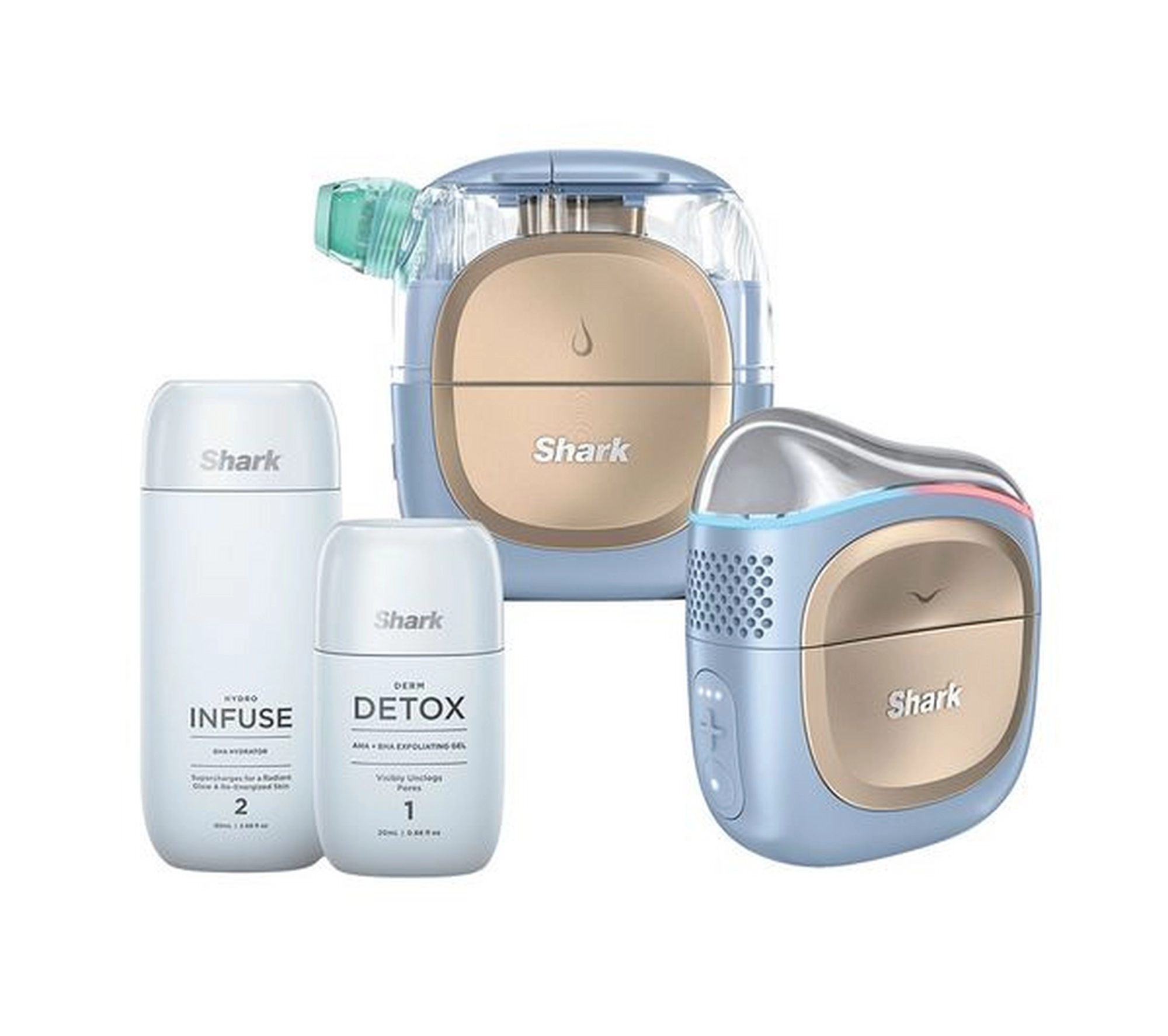 Shark FH320UK FacialPro Glow + Depuffi - Spa Blue - Image 1 Shark FH320UK FacialPro Glow + Depuffi - Spa Blue - Image 1
