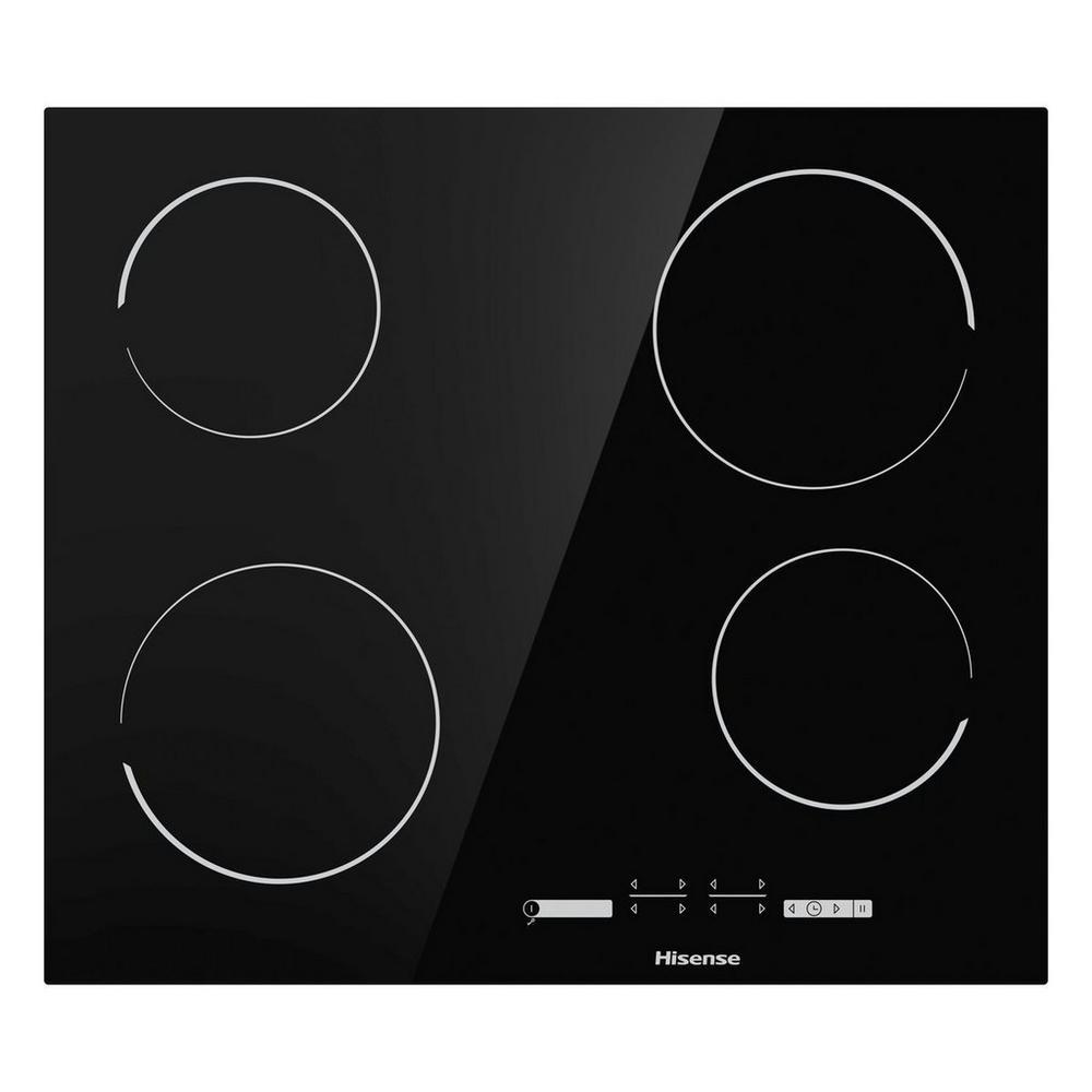Hisense E6431C 59.5cm Ceramic Hob in black - Image 1 Hisense E6431C 59.5cm Ceramic Hob in black - Image 1