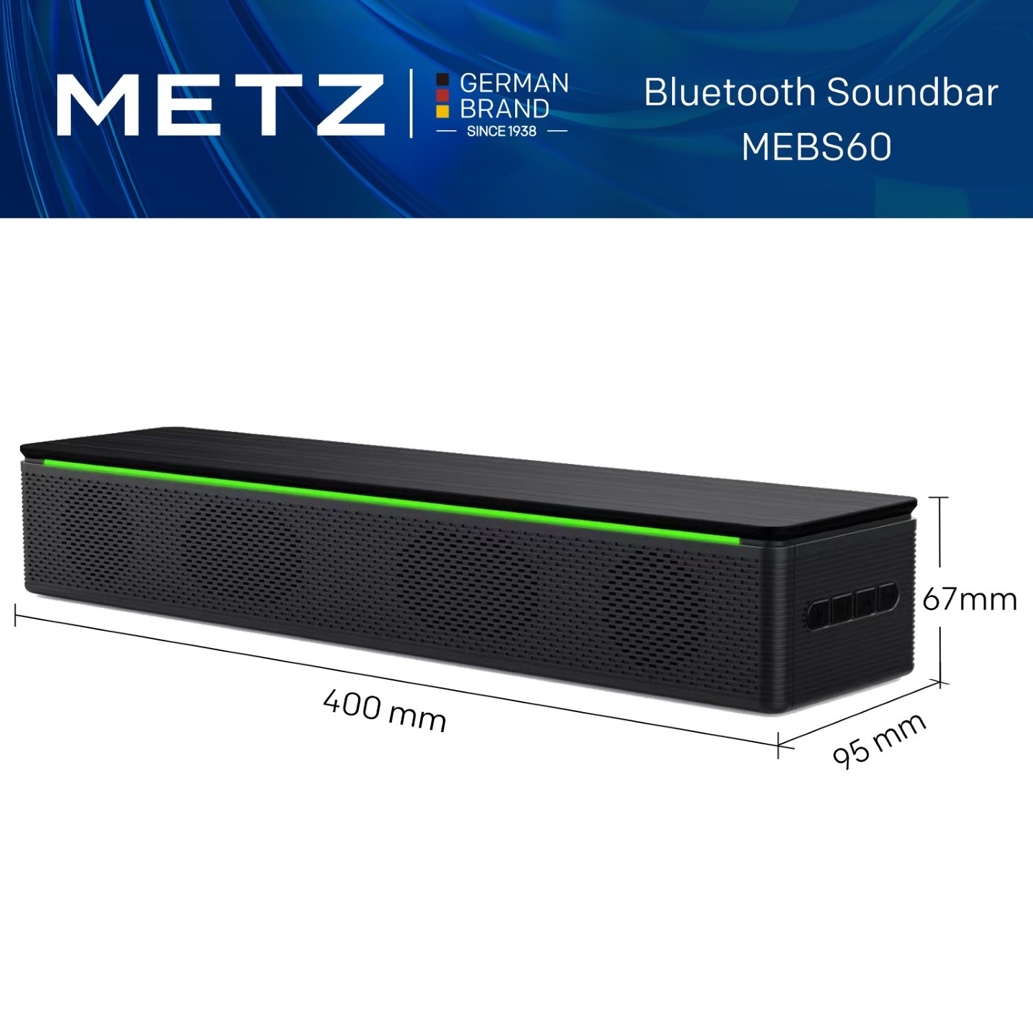 METZ 65MQE7600S60 65" Smart QLED TV with FREE Portable Bluetooth Speaker - Image 4