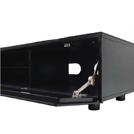 Icon Modus S5 1000 mm Wide Tempered Glass TV Stand with Remote Friendly Glass - Image 1