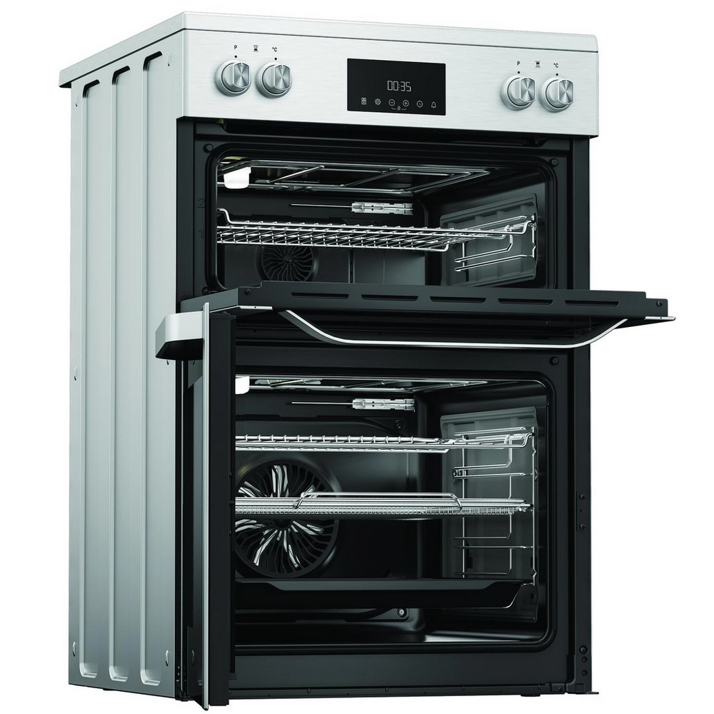 Hotpoint HDME6VDC2AX Double Oven Electric Cooker with Ceramic Hob - Stainless Steel - Image 3