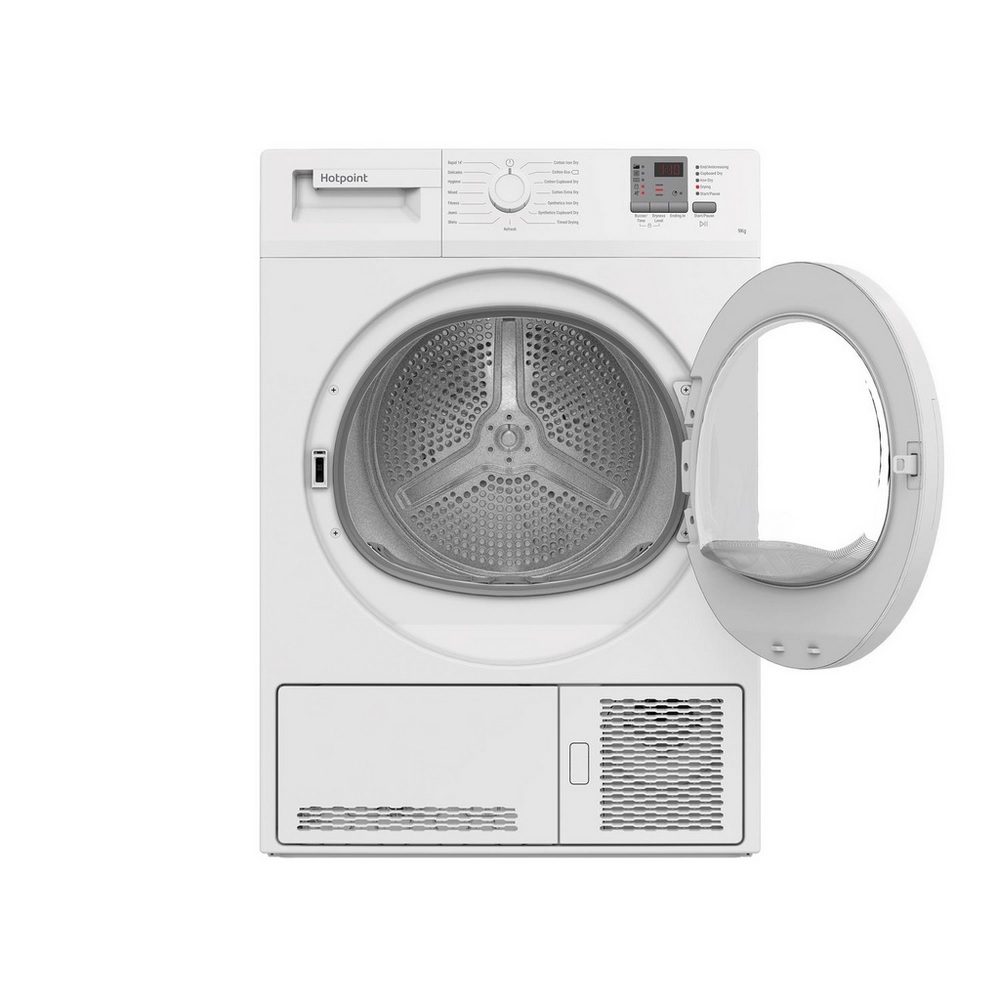 Hotpoint CHDC92WWGDUK Condenser Tumble Dryer, 9kg - White - Image 2 Hotpoint CHDC92WWGDUK Condenser Tumble Dryer, 9kg - White - Image 2
