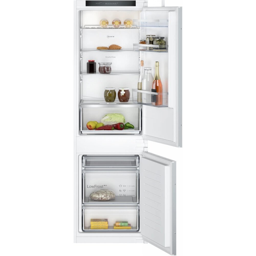 Neff KI5862SE0G 64cm 60/40 Integrated Low Frost Fridge Freezer Neff KI5862SE0G 64cm 60/40 Integrated Low Frost Fridge Freezer