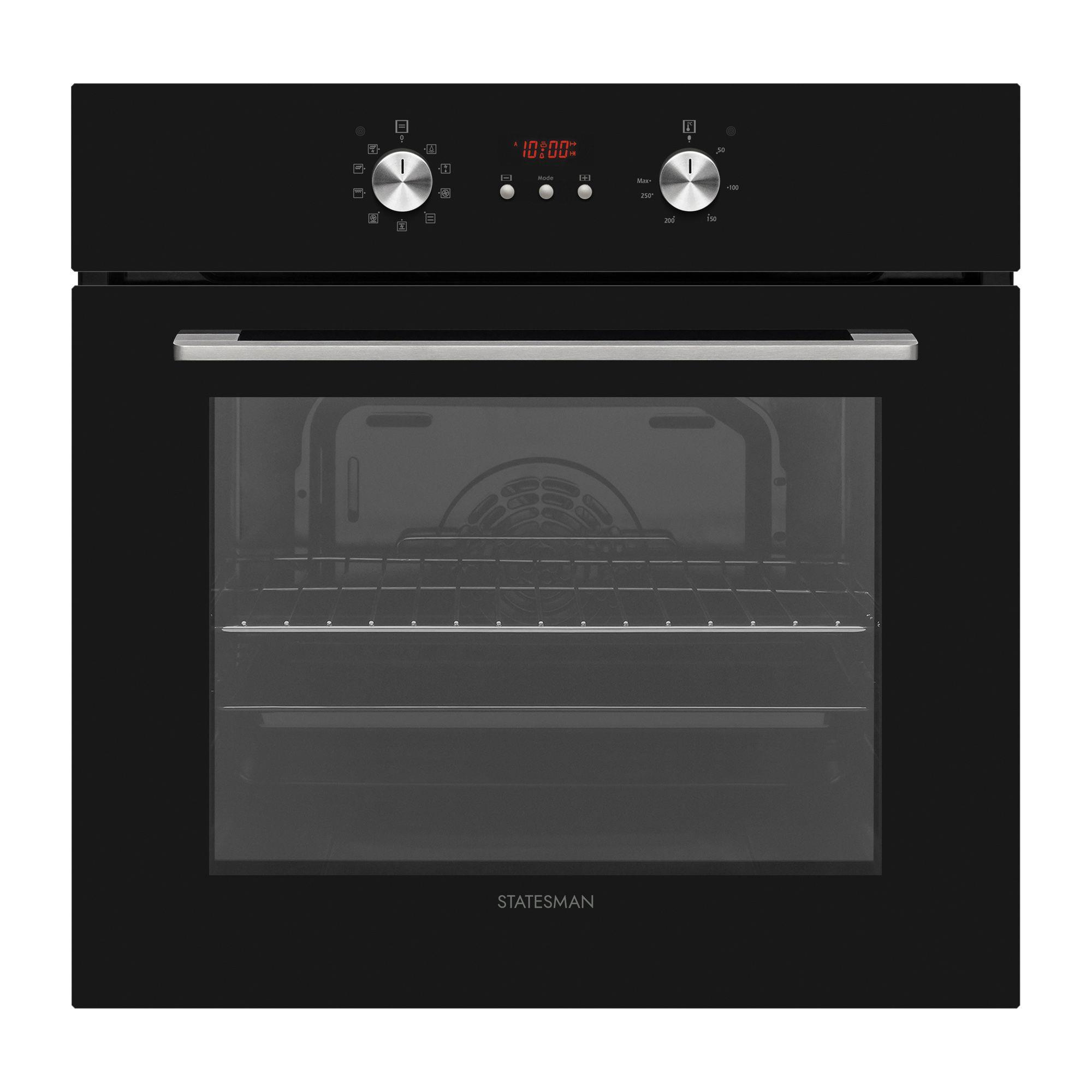 STATESMAN SMO60BL Built In Electric Single Oven in Black STATESMAN SMO60BL Built In Electric Single Oven in Black