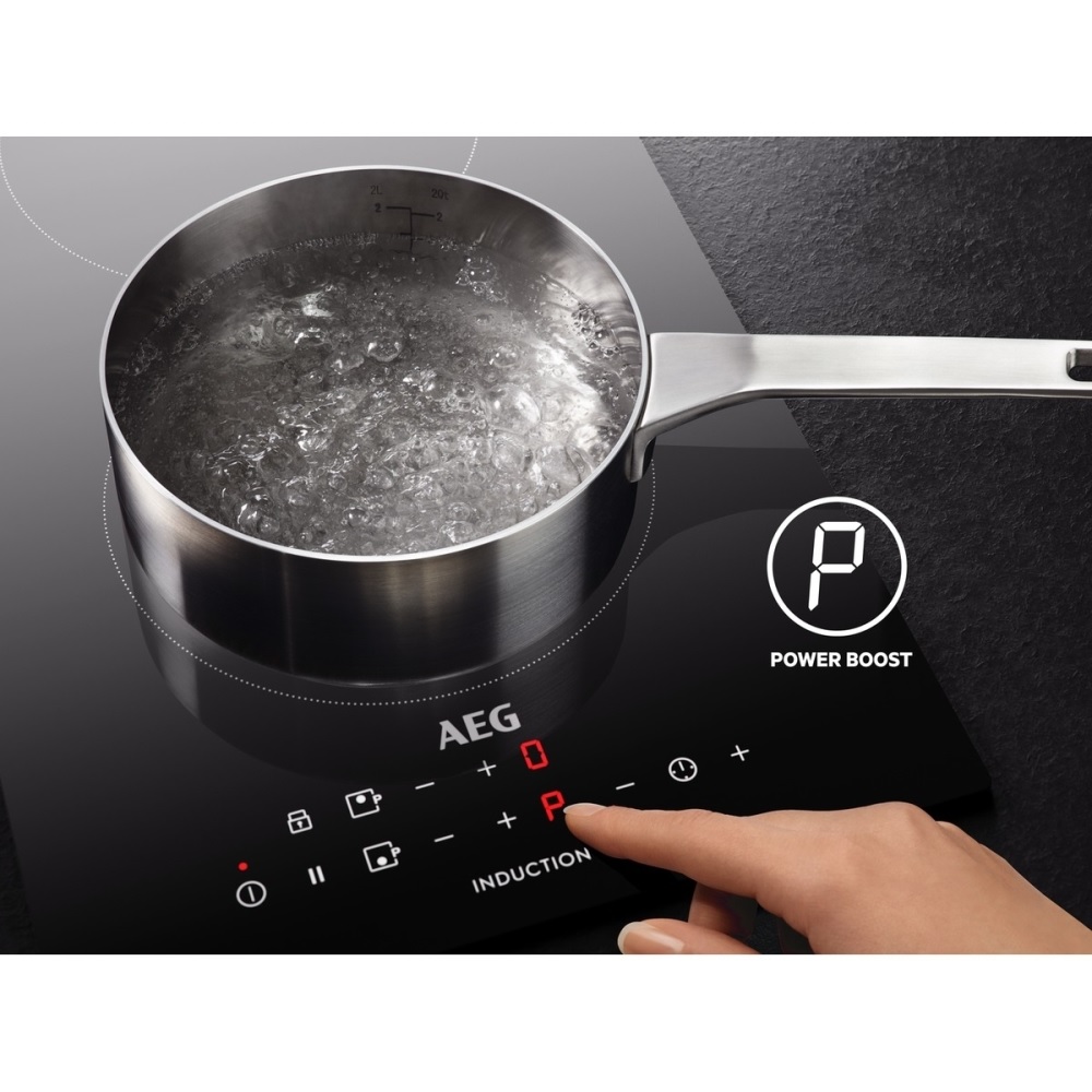 AEG ILB64334CB 59cm Induction Hob in Black - Image 2