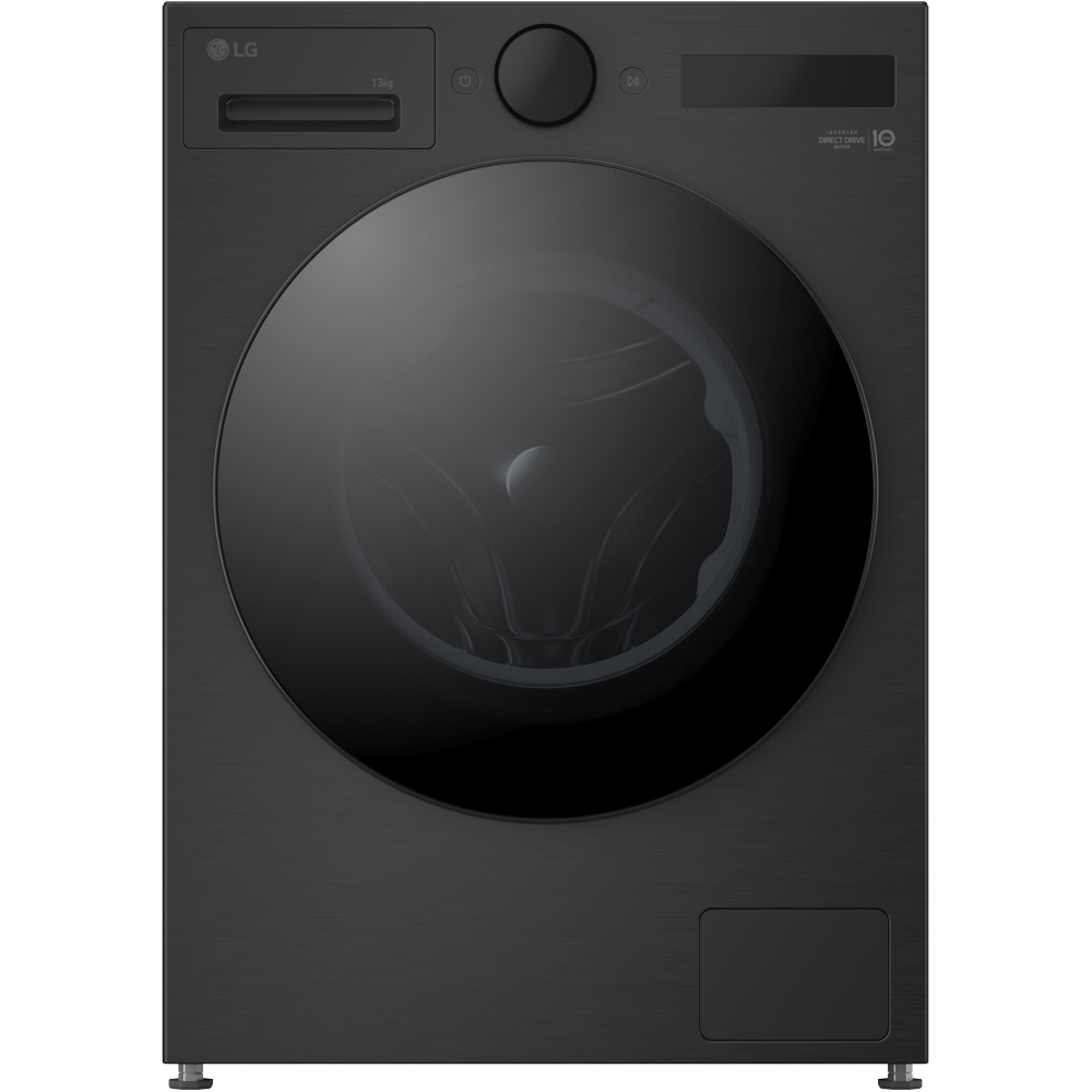 LG F4X7013TBB Washing Machine, 13kg, 1400 Spin, Black, A Rated LG F4X7013TBB Washing Machine, 13kg, 1400 Spin, Black, A Rated