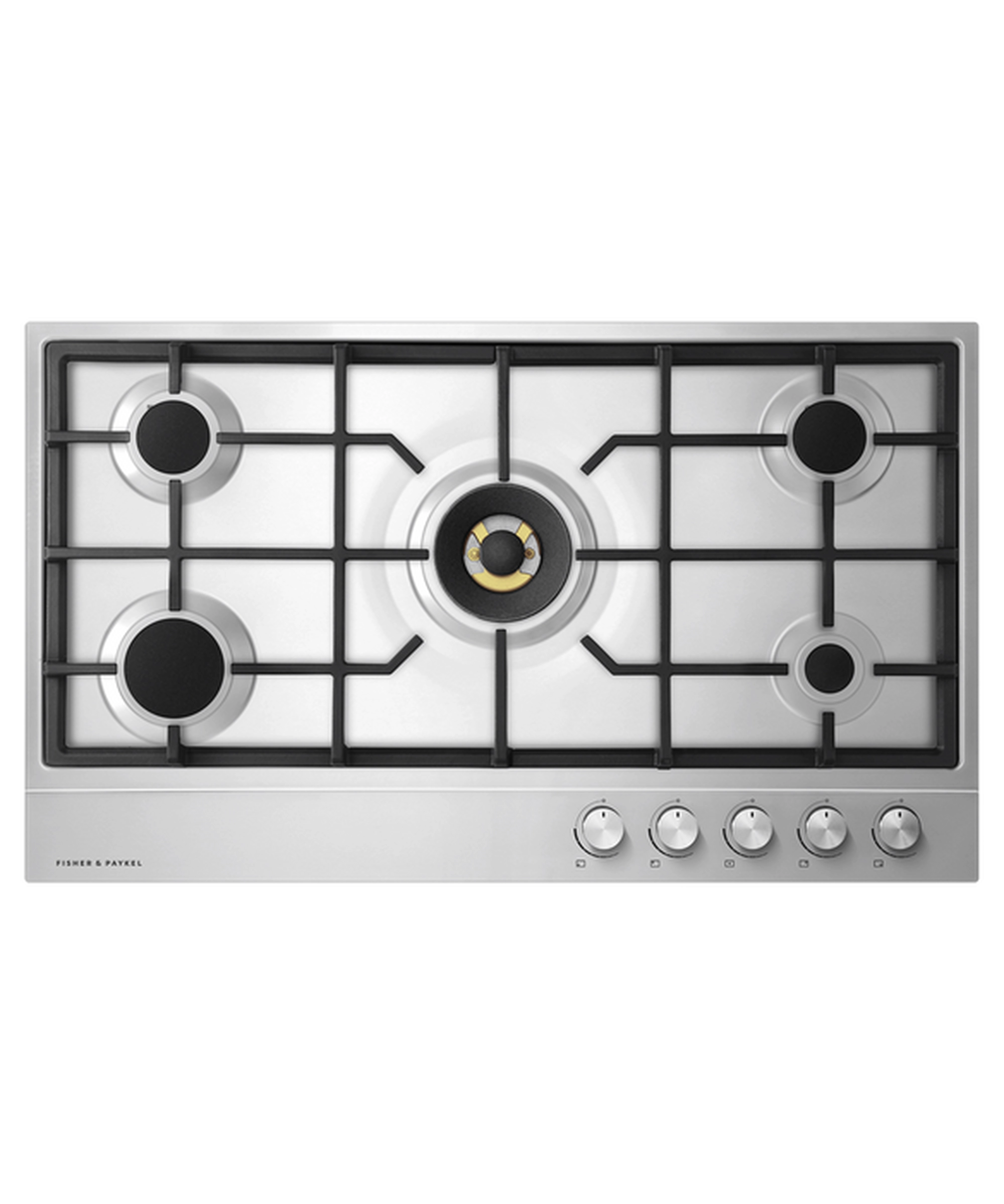 Fisher & Paykel CG905DNGX1 90cm Gas Hob - Stainless Steel Fisher & Paykel CG905DNGX1 90cm Gas Hob - Stainless Steel