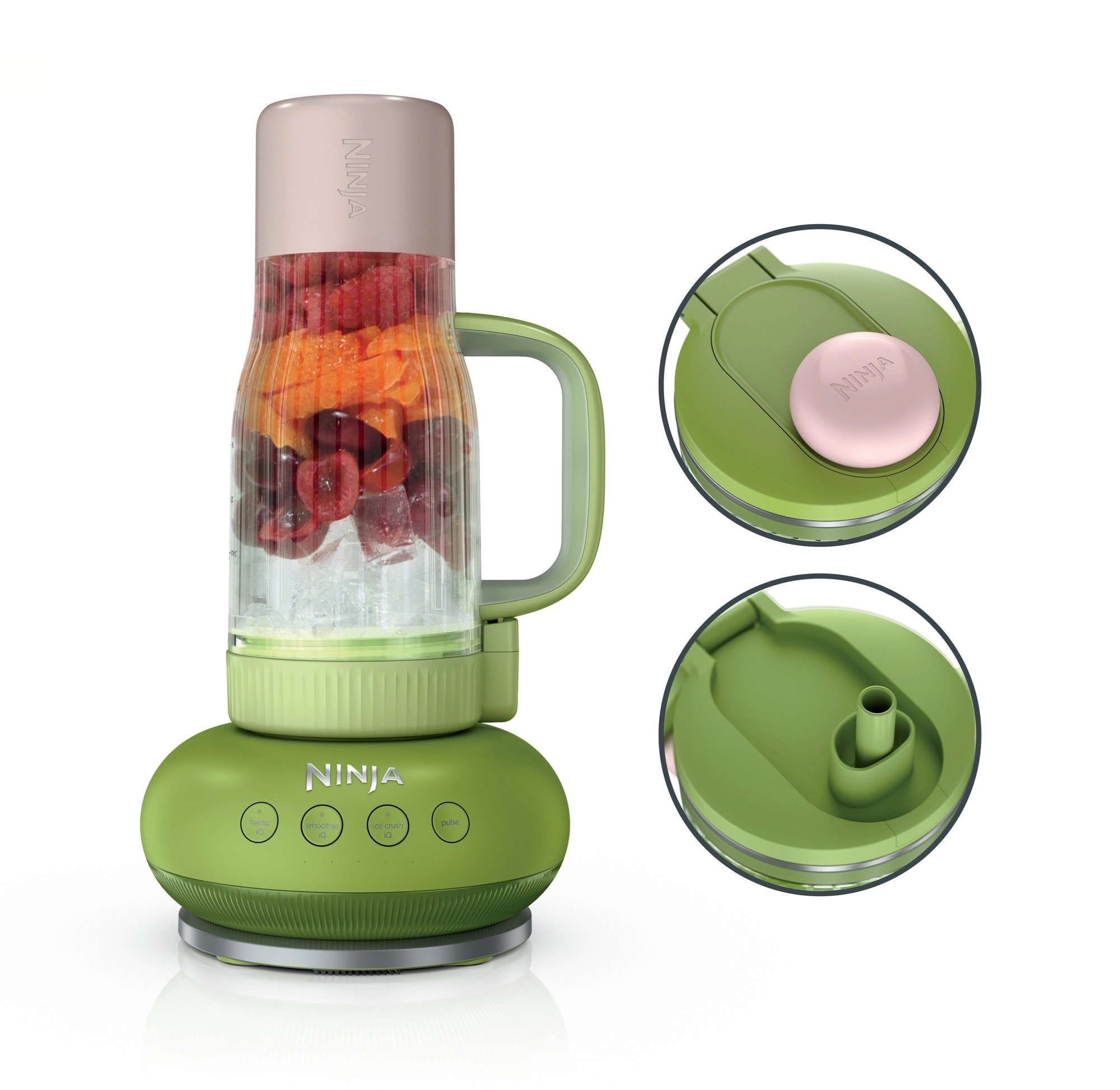 NINJA DB351UKGN Ninja BlendBoss Tumbler Blender - Watermelon Bubble Gum - Image 2