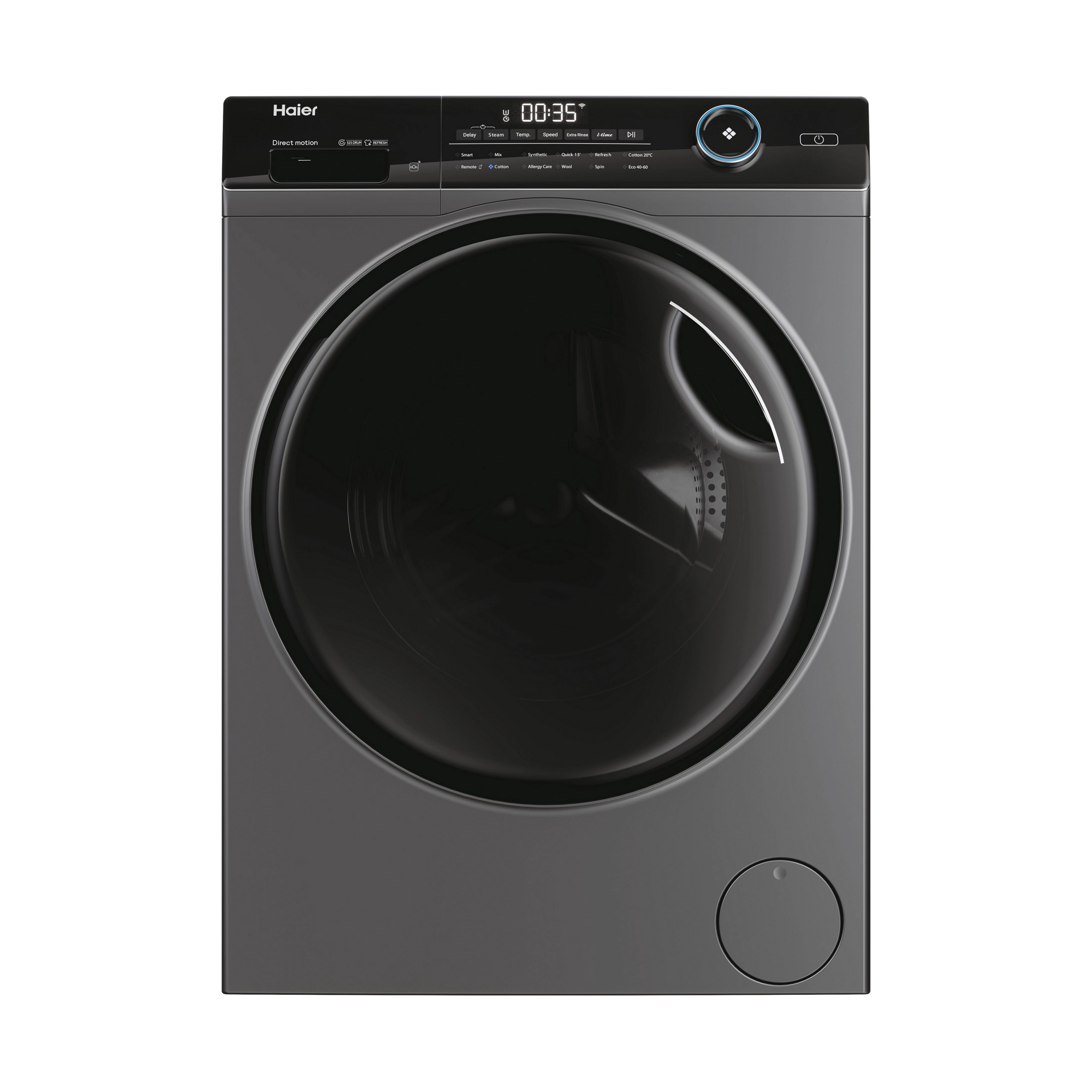 Haier HW100B14959S8U1 10kg 1400 Spin Washing Machine - Graphite Haier HW100B14959S8U1 10kg 1400 Spin Washing Machine - Graphite