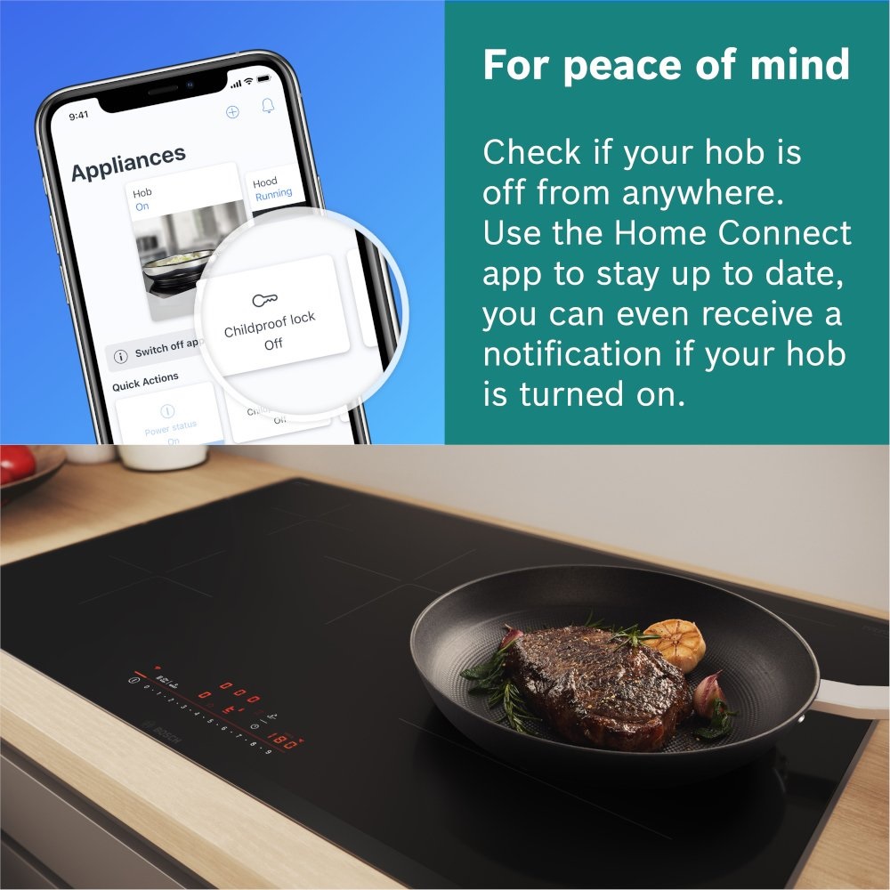 Bosch PIX631HC1E Series 6 60cm Induction Hob - Image 3 Bosch PIX631HC1E Series 6 60cm Induction Hob - Image 3