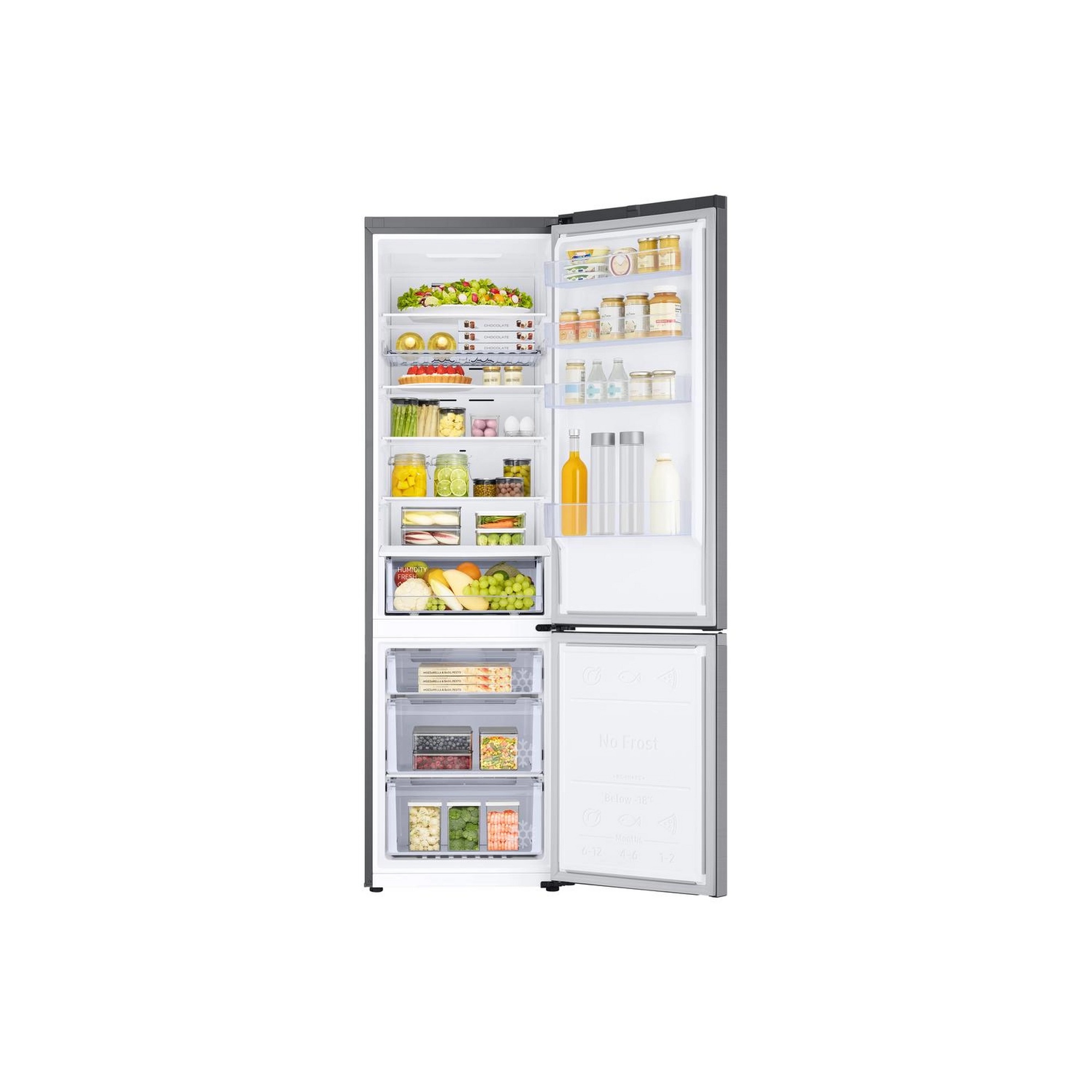 Samsung RB38C602CS9EU 60/40 Frost Free Fridge Freezer - Stainless Steel - Image 2