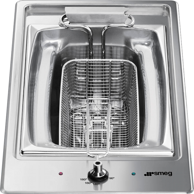 Smeg PGF30F Classic 31cm Fryer, Stainless Steel - Image 1