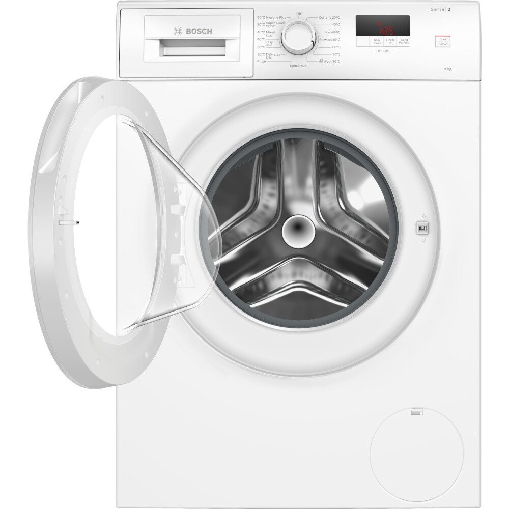 Bosch WGE03408GB 8kg 1400 Spin Washing Machine – White - Image 2