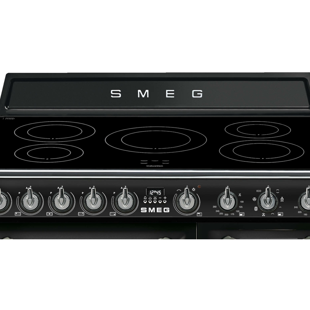 Smeg TR93IBL2 Victoria Black 90cm Induction Range Cooker, A Rated - Image 2