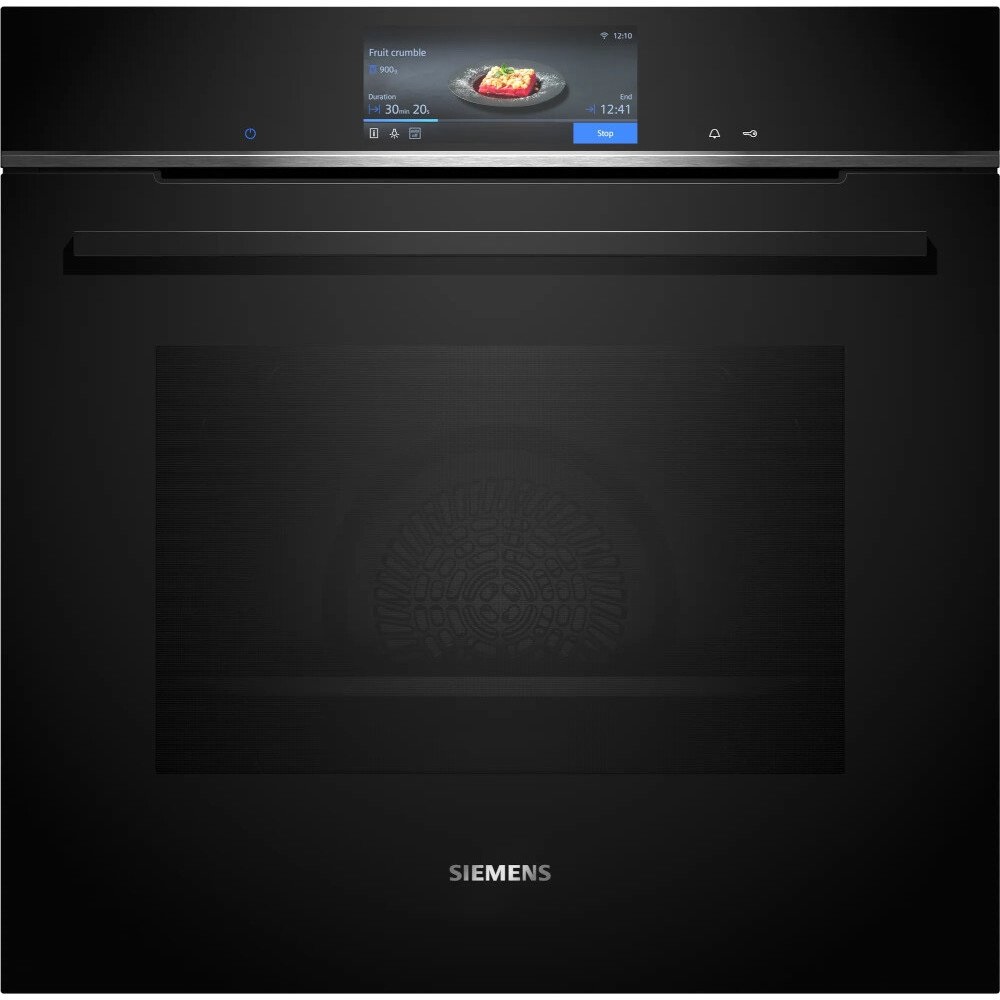 Siemens HB778G3B1B Built-In Electric Single Oven - Black - Image 1