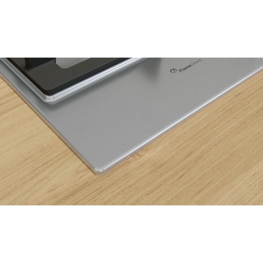 Bosch PCQ7A5I90 Series 6, 5 Burner Gas Hob - Stainless Steel - Image 3