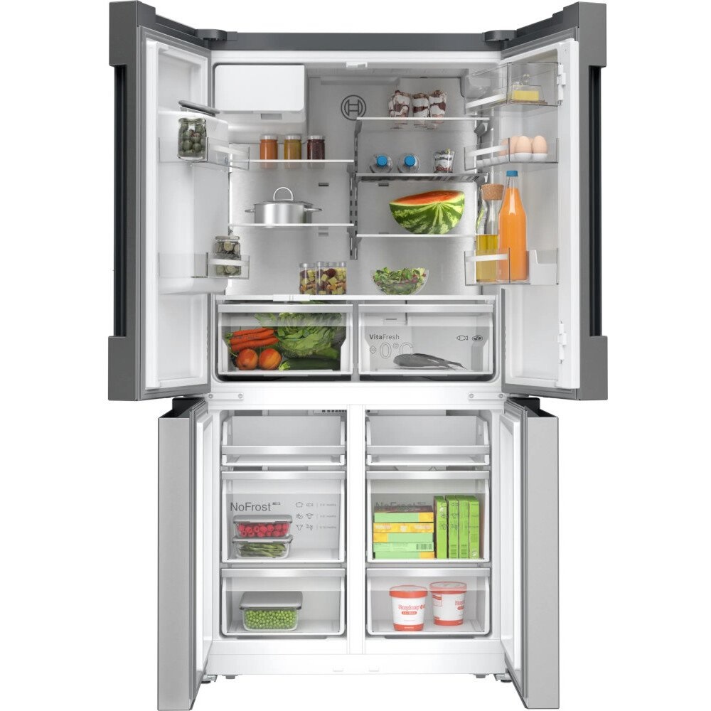 Bosch KFD96APEA Plumbed American Fridge Freezer - Stainless Steel - Image 2