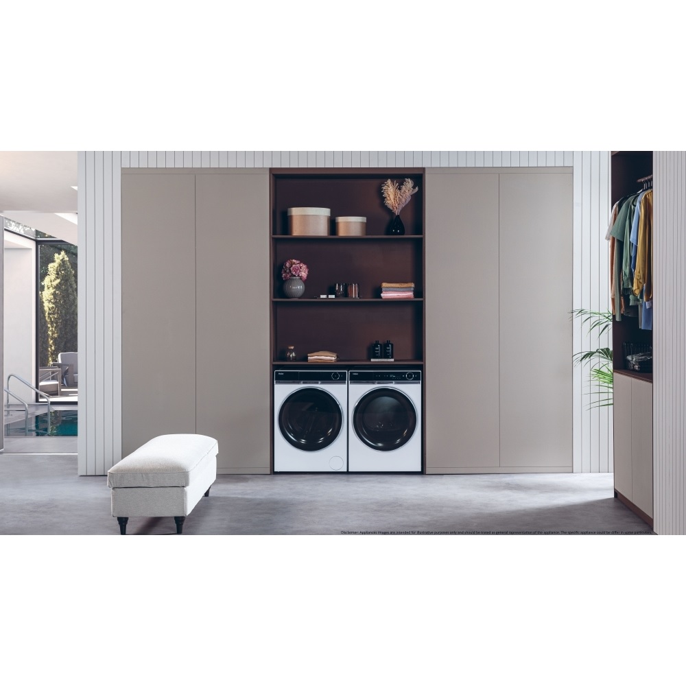 Haier HD90-A3Q397U1 9kg Heat Pump Tumble Dryer - White - Image 4 Haier HD90-A3Q397U1 9kg Heat Pump Tumble Dryer - White - Image 4