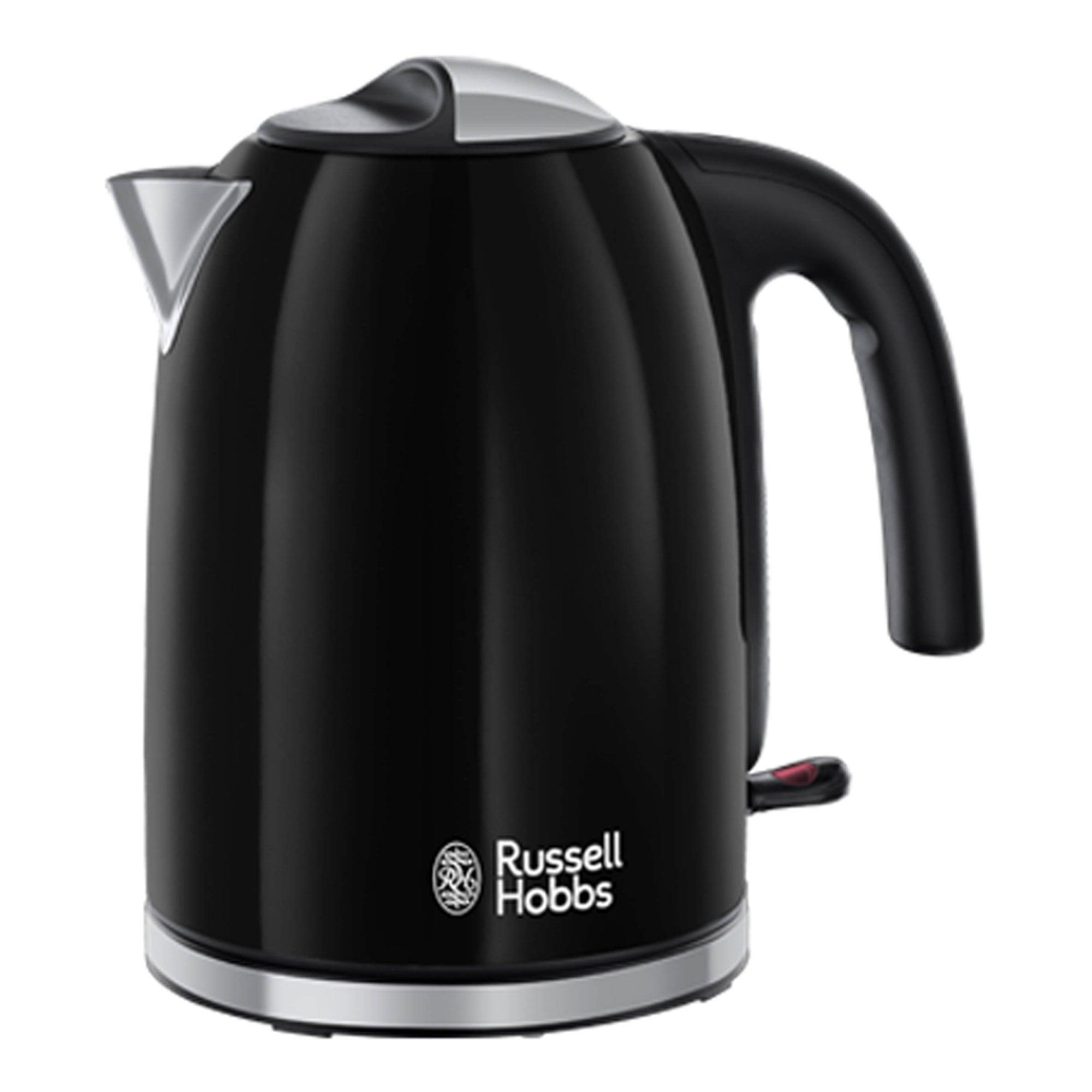 Russell Hobbs 20413 Colours Plus 1.7 Litre Jug Kettle in black - Image 1 Russell Hobbs 20413 Colours Plus 1.7 Litre Jug Kettle in black - Image 1