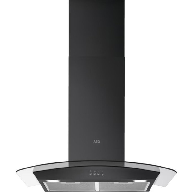 AEG DTX3840B 3000 80cm Chimney Cooker Hood – Black - Image 1 AEG DTX3840B 3000 80cm Chimney Cooker Hood – Black - Image 1