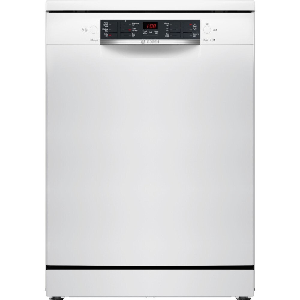 Bosch SMS26AW08G Series 2 Dishwasher – White Bosch SMS26AW08G Series 2 Dishwasher – White