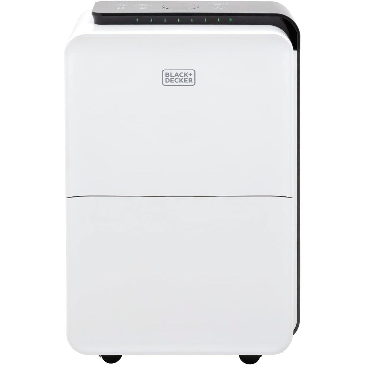 Black and Decker BXEH60008GB 30 Litre Dehumidifier in white