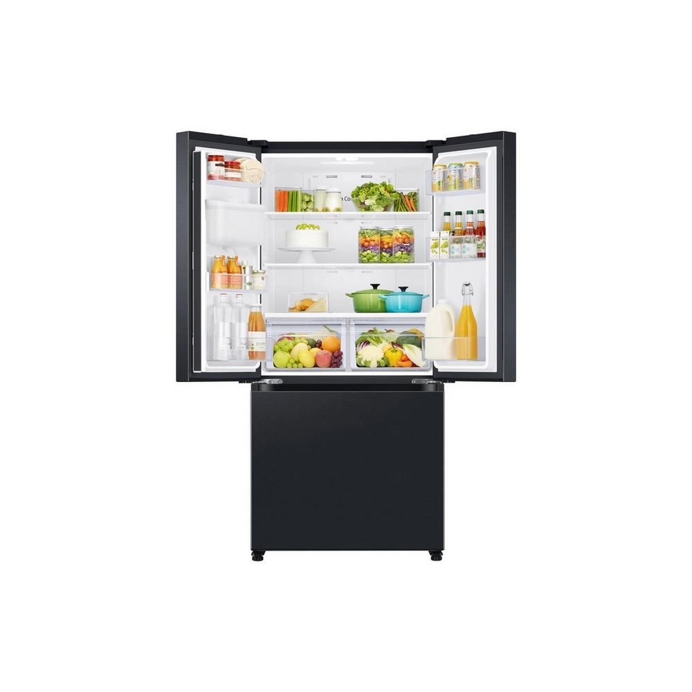 Samsung RF50C532EB1EU American Fridge Freezer, Non-Plumbed, Black - Image 2