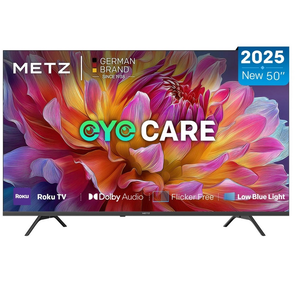 METZ 50MRF6000ZUK 50" 4K DLED Smart TV – Black METZ 50MRF6000ZUK 50" 4K DLED Smart TV – Black