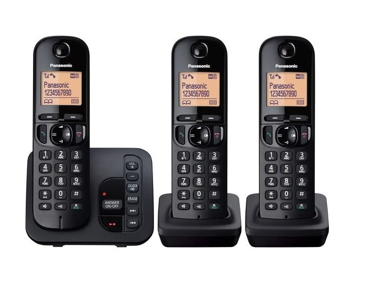 Panasonic KX-TGC223EB (PQ2203) Dect Cordless Phone With Answering Machine – Black Panasonic KX-TGC223EB (PQ2203) Dect Cordless Phone With Answering Machine – Black