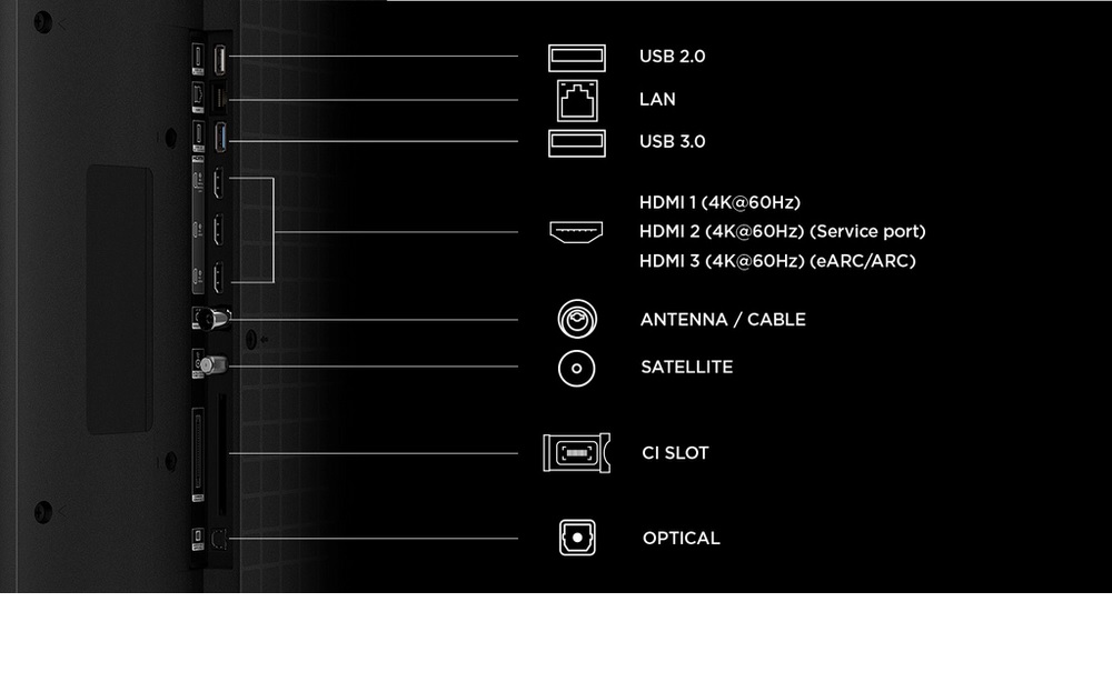 TCL 85P7L-UK 85" 4K HDR QLED Direct LED Google TV - Image 3