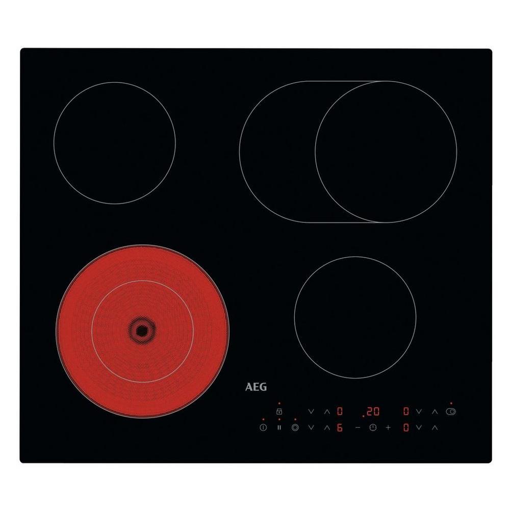 AEG HRX64360CB 59cm Ceramic Hob in Black AEG HRX64360CB 59cm Ceramic Hob in Black