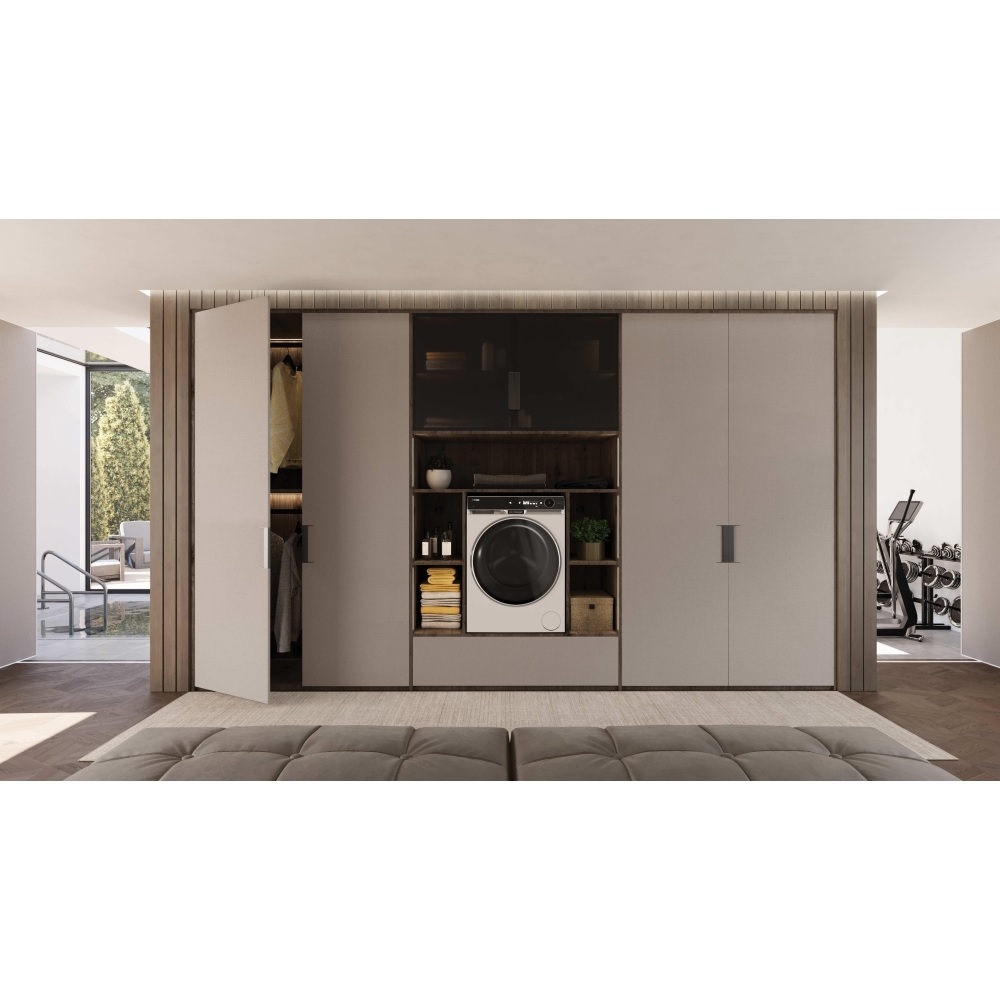 Haier HWD120BD16397EUK 12kg/7kg, 1600 Spin Washer Dryer - White - Image 4 Haier HWD120BD16397EUK 12kg/7kg, 1600 Spin Washer Dryer - White - Image 4