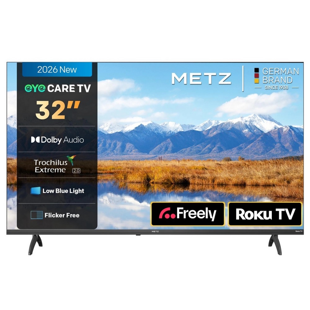 METZ 32MTF6000ZUK 32" 2K DLED Smart TV – Black