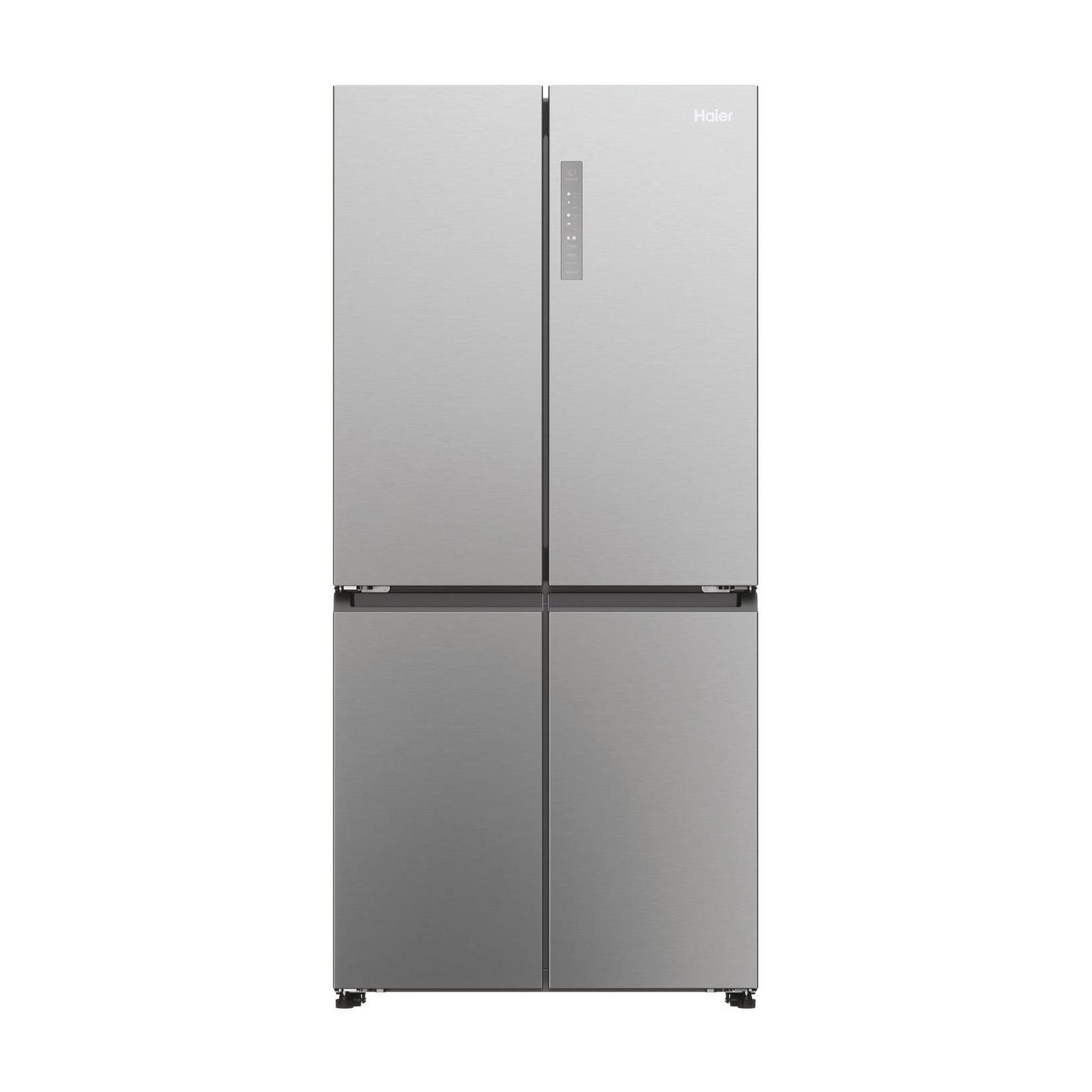Haier HCR3818ENMM 83.3cm Total No Frost Fridge Freezer in stainless steel