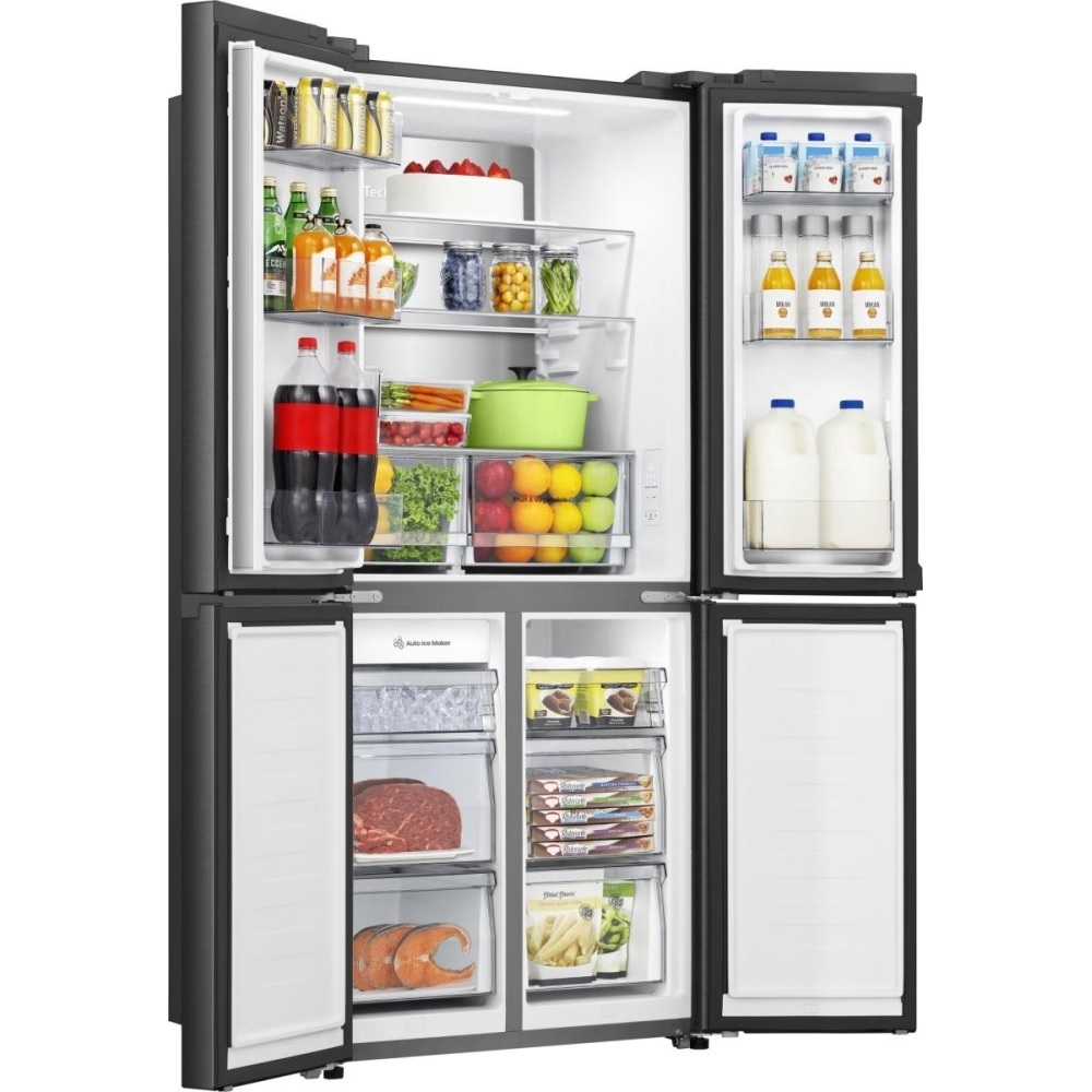 Hisense RQ5P470SYFD American Fridge Freezer, Non-Plumbed - Black - Image 3 Hisense RQ5P470SYFD American Fridge Freezer, Non-Plumbed - Black - Image 3