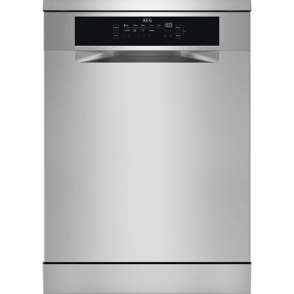 AEG FFB83707PM 8000 SprayZone 60cm AirDry Freestanding Dishwasher - Image 1 AEG FFB83707PM 8000 SprayZone 60cm AirDry Freestanding Dishwasher - Image 1
