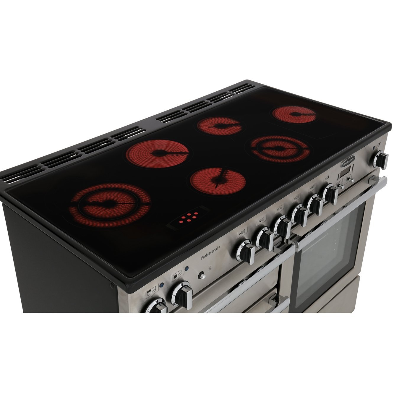 Rangemaster PROP110ECSS-C 110cm Ceramic Range Cooker Professional Plus Stainless Steel/Chrome - Image 2