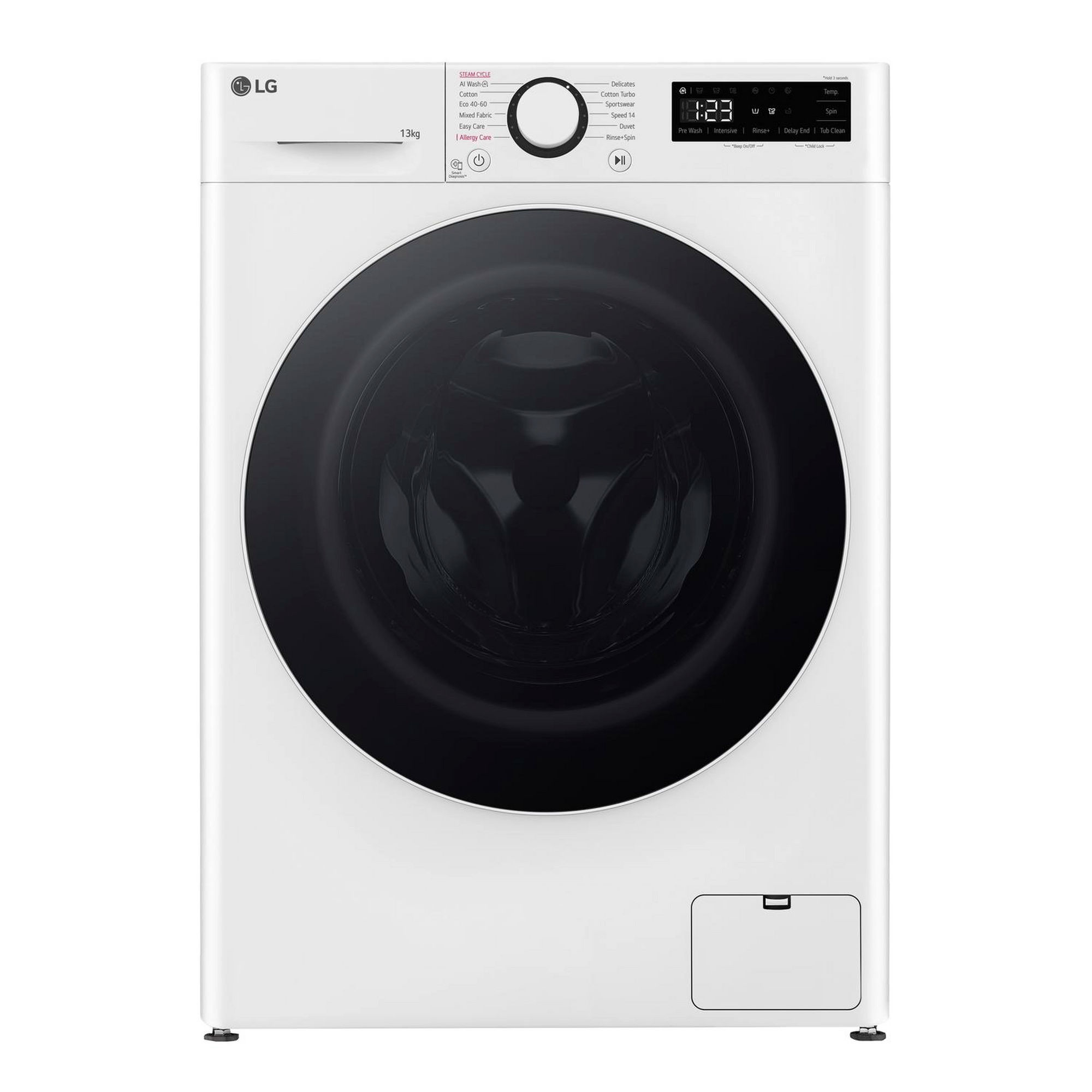 LG F4Y513WWLN1 13kg 1400 Spin Washing Machine - White