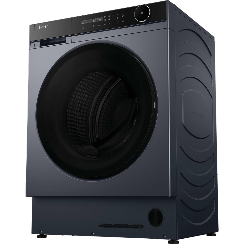 Haier HWB100B14858GUUK Integrated Washing Machine, 10kg, 1400 Spin - Grey - Image 3 Haier HWB100B14858GUUK Integrated Washing Machine, 10kg, 1400 Spin - Grey - Image 3